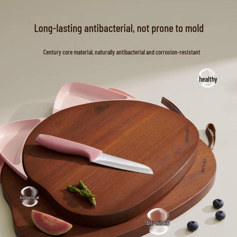 

Lanmi Lanmao Ebony Wood Pro Cutting Board with Prep Tray