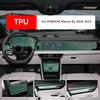 For PORSCHE Macan EV 2024 2025 Anti-Scratch Sticker Gearbox Panel Navigation Screen Automotive Interior TPU Protective Film