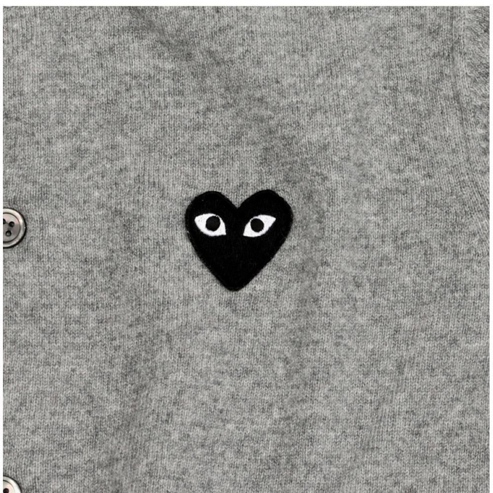Comme Des Gar Ons Unisex Cardigan Black Heart Wappen Ax N023 051