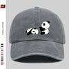 Pc Cute Panda Print Baseball Cap Unisex Design Sun Hat MultiColor Available Papa Cap Comfortable Lightweight Sun Hat Washab