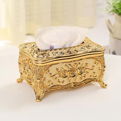 1PC European Style Tissue Box for Home Living Room Drawered Tissue Holder El Paper Towel Storage Box