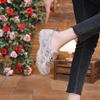 2025 new summer soft leather hollow breathable women's light platform sports and leisure versatile Forrest Gump shoes
