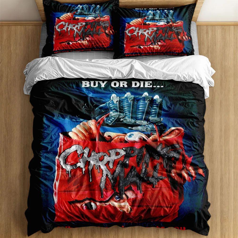 Chopping Mall Duvet Cover Set Without Sheet King Queen Double Full Twin Single Size Bed Linen Set