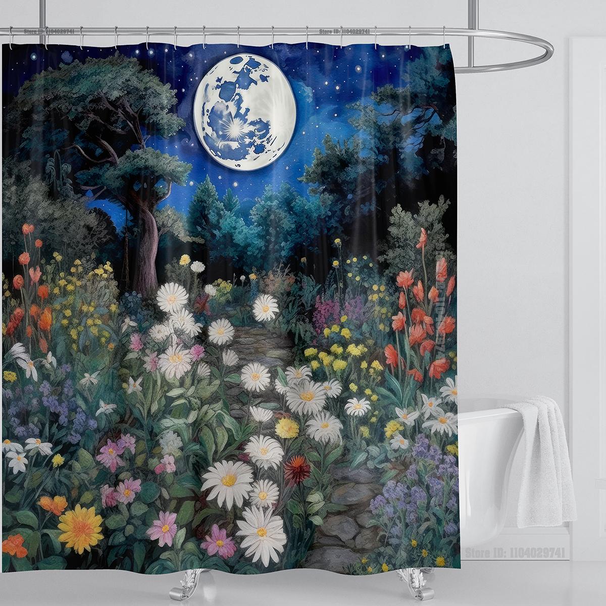 

Подсолнух Пейзаж Занавеска для душа Водонепроницаемая занавеска для душа Полиэстеровая ткань 3D-печать Занавеска Украшение для ванной комнаты С крючками W150xH180cm