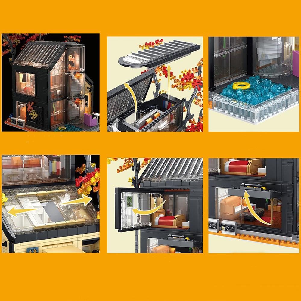 Creative Expert Moc Dream Cottage Maple Forest Villa Street View Модель Строительные — фото 3