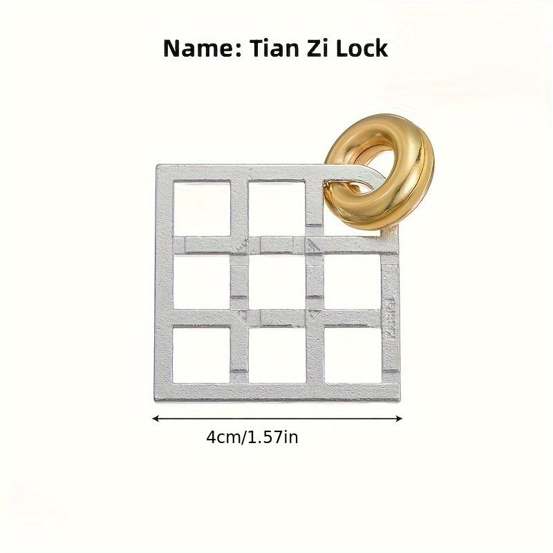10pcs Adult Classic Metal Puzzle Locks Miniature Ornaments Snake Key Bicycle Lock Etc Each Level Offers Different Challenge 18+