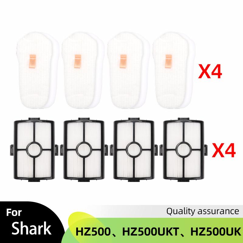 Zestaw filtrów do odkurzaczy Shark serii HZ500 HZ500UKT, HZ500UK, antyalergiczny filtr piankowy i filcowy post-silnikowy, akcesoria