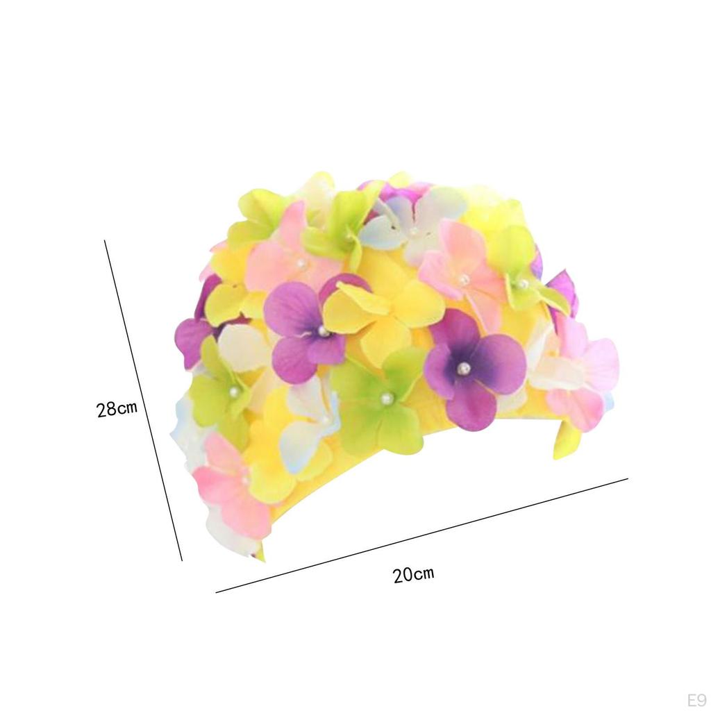 Czepek pływacki Blossom - wzór Petal dla kobiet