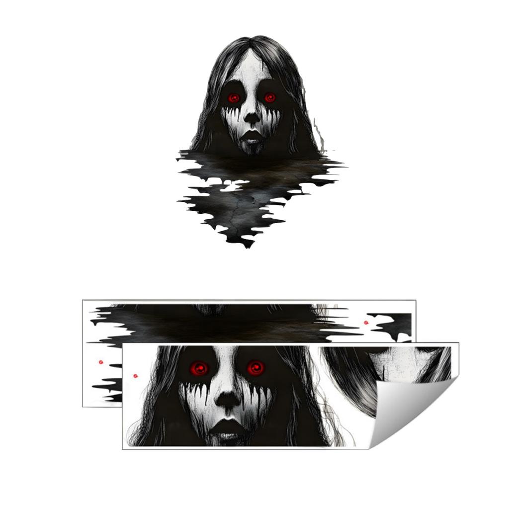 Halloween Horror Ghosts Bedroom Living Room Home Decoration Wall Stickers Stickers Self-adhesive