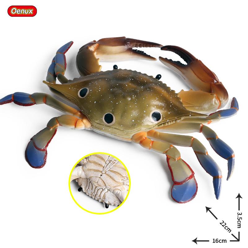 Oenux Ocean Animals Simulation Hermit Crab Nautiloidea Octopus Sea Life Model Figurines Action Figures Collection Kids Toy Gift