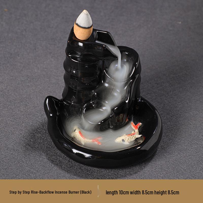 Buddha Hand Ceramic Backflow Incense Burner Aromatherapy Ornament