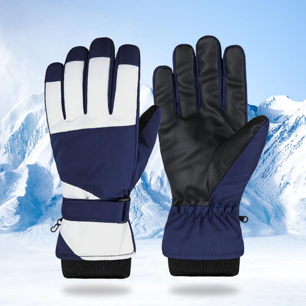 Full Finger Winter Plush Gloves Fleece Riding Gloves High Quality Ski Gloves  Winter Warm