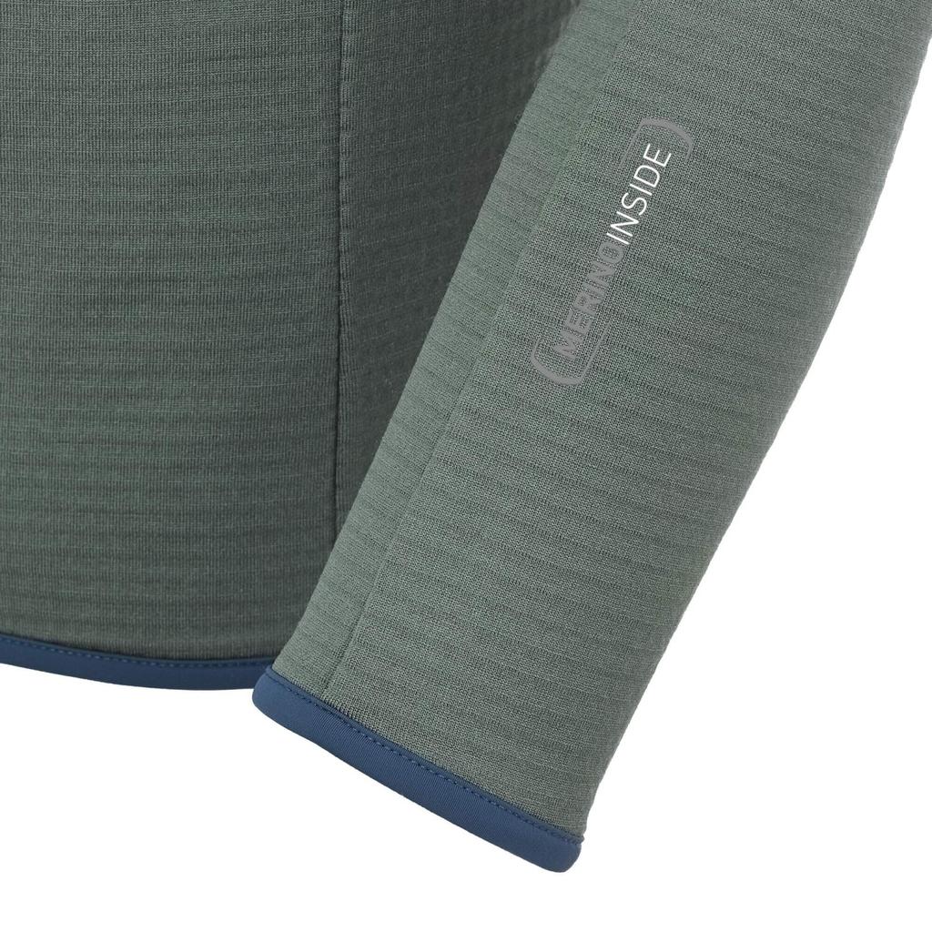 Jacket Ortovox Fleece Grid Hoody Men (87211) Green Forest