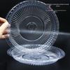 Weilaixing Disposable 10-Inch Hard Transparent Round Plates