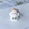 Soft Touch Plush Cat Keychain Handmade Cat Charm Pendant Bringing Fun and Good Fortune Suitable for Daily Party Use