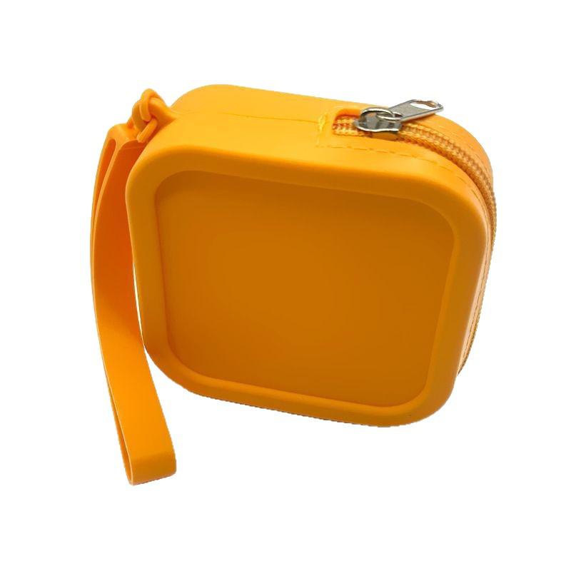 Populární multifunkční silikonové pouzdro na zip na mince, rtěnku, karty, klíče a sluchátka