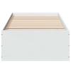 VidaXL Bed Frames White 90x190 Cm Engineered Wood, Bedroom Furniture, Slatted Base, Panel Bed, Bed, Bed 3281063