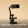 Guitar Phone Holder Stable Instrument Accessory Compact for Guitarists