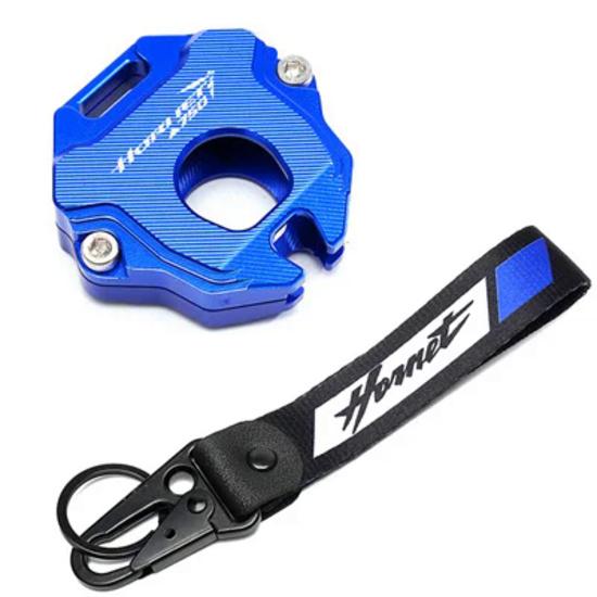 CB750 Motorcycle Accessories CNC Key Case Cover Shell Embroidery Badge Keyring For HONDA Hornet CB 750 HORNET 2023