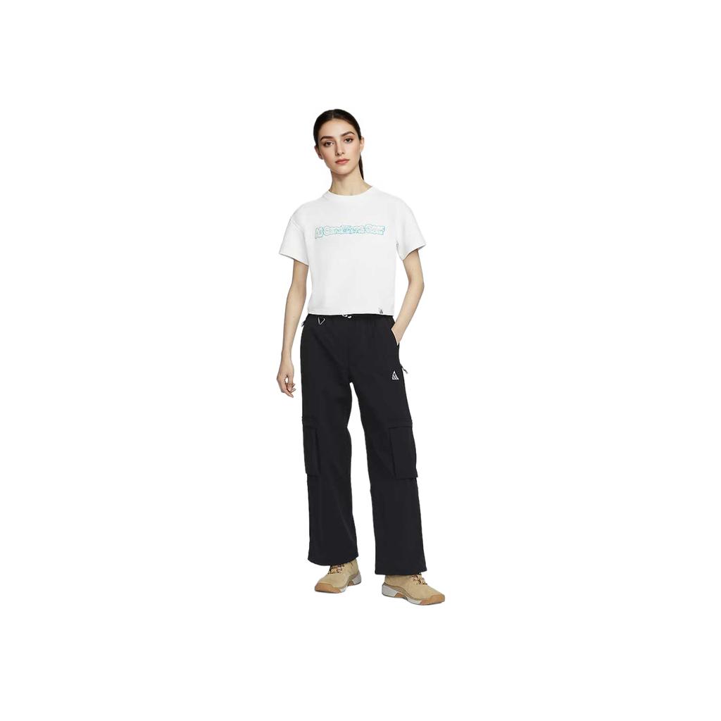 Nike ACG Dri-FIT ADV Comfortable Soft Breathable Quick-Dry Short Sleeve T-Shirt Women Tops Mountain-White FN1957-121