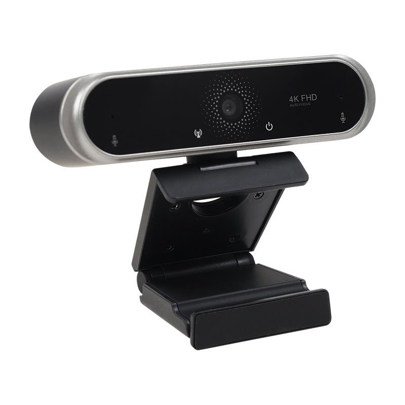 4K HD Portable Webcam with Night Vision & Auto Focus for Office, Home & Online Classes