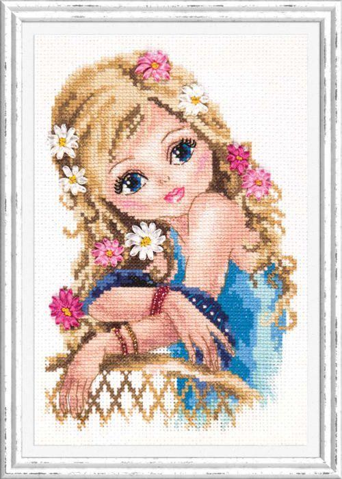 Kit de Broderie au Point de Croix - MAGIC NEEDLE - 80-10 - Coton - Multicolore - 13 x 20 cm