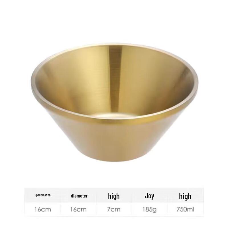 ZISIZ 304 Stainless Steel Conical Serving Bowl