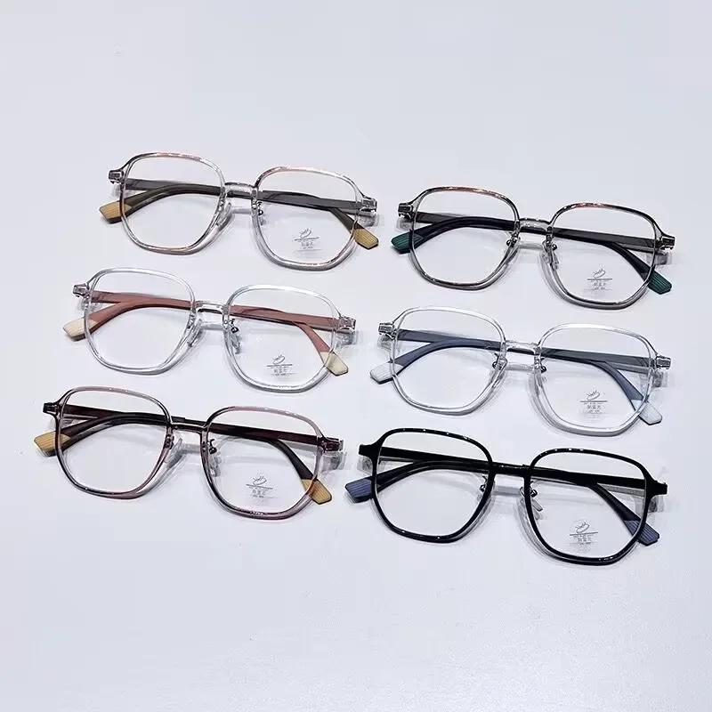 Ultra Light Large Frame Reading Glasses  Square Frame Presbyopia Glasses Clear Lens Blue Light Blocking Eye Protection Glasses