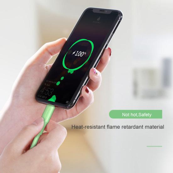 Data Cable Fast Charging Stable Transmission Anti-winding Type-C Liquid Silicone Charging Cable for Smart Phone