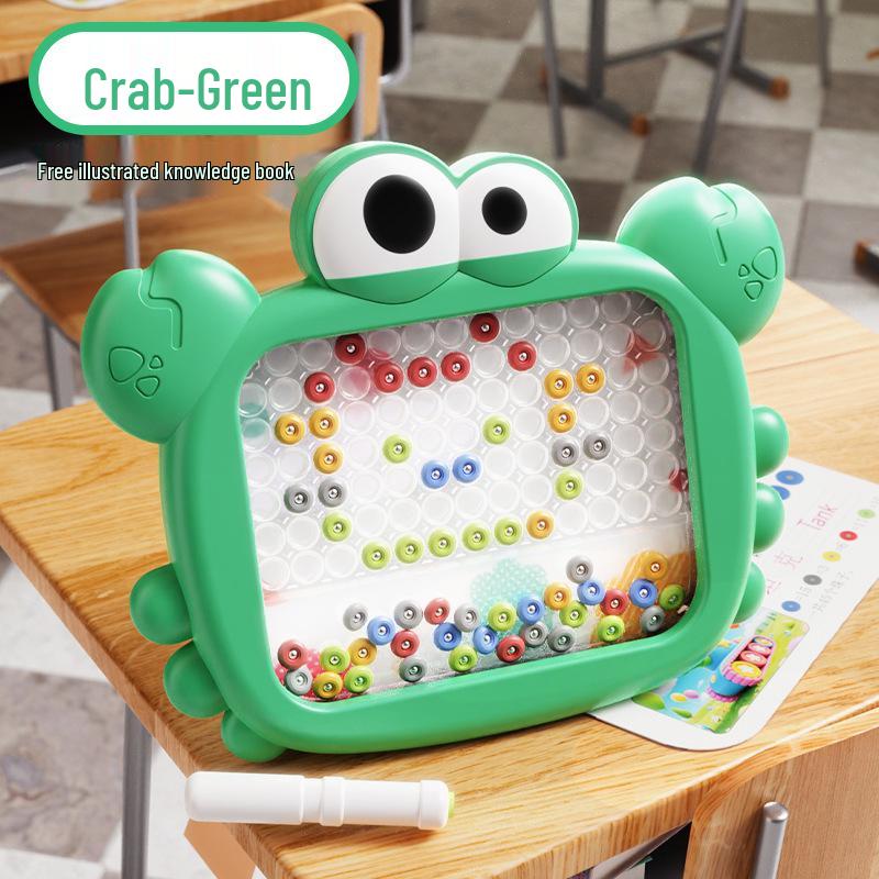 Magnetic Ball Maze Toy: Rabbit & Crab Drawing Board for Kids – Educational and Concentration Training