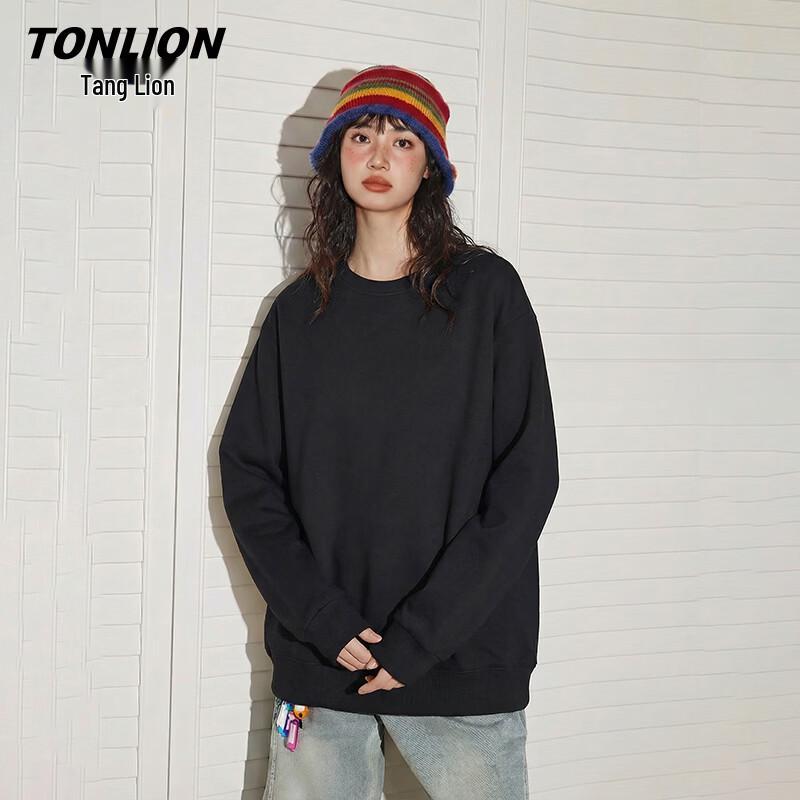 TonLion Women's Long Sleeve Crewneck Sweatshirt