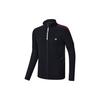 Fila Athletics Basic Stand Collar Color Block Tennis Sports Knitted Long Sleeve Jacket Men Jackets Dark-Blue A11M243503F-NV