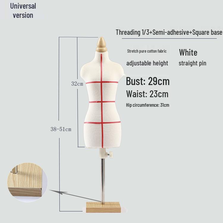 Mini Female Draping Mannequin for Student Tailoring