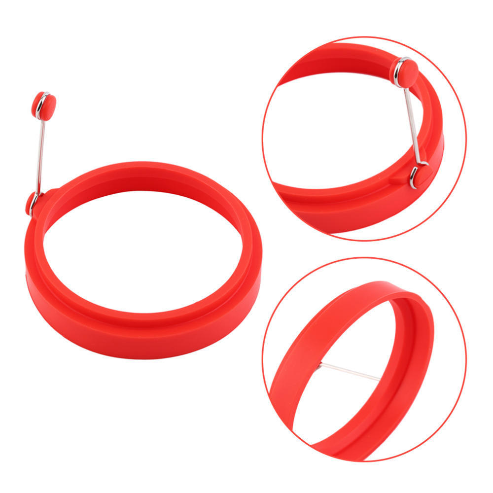 Round Shape Silicone Omelette Mould Shape for Eggs Frying Pancake Cooking Mould Breakfast Essential