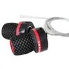 1 Pair Plastics & Rubber Bike Bicycle Cycle Speed Shifter Derailleur Handle Grip Gear Black