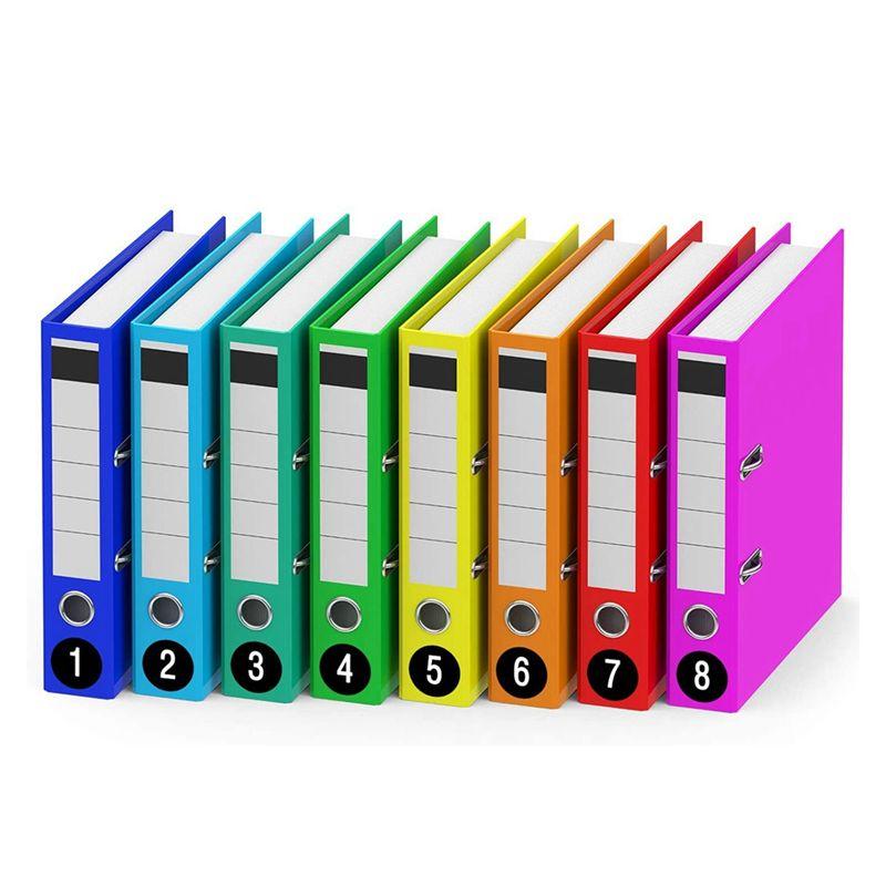 A84E-40Pcs 1 To 50 Number Stickers Consecutive Number Stickers 1Inch Self-Adhesive Decal For Inventory Storage Classification