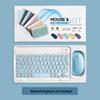 Wireless Bluetooth Keyboard & Mouse for Tablets and Phones - Silent, Rechargeable