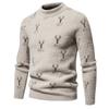 Hot Sale, New Knitted Crew Neck Sweater In Autumn and Winter, Men's Bottom Knitted Sweater and Sweater