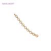 4 Sizes 14K Gold Plated Round Link Chain,Brass Metal O Style Necklace Chains For Women Jewelry Making Findings