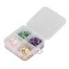 60g Chip Stone Beads Fine Sanding Irregular Shapes 4 Types Stone Colored Chip Stone Beads with