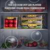 Airtight Bread Storage Container Countertop Bread Saver with Snap Lid and Time Setting for Freshness Management