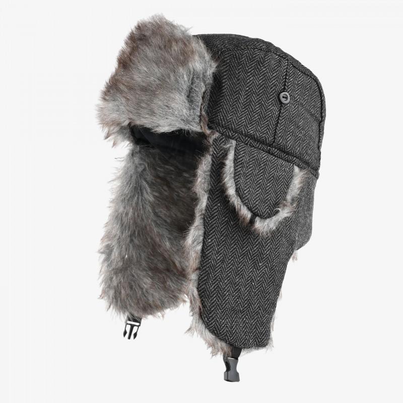 Unisex Warm Fleece Lined Military Style Hat With Ear Flaps Winter Outdoor Cap Cold Weather