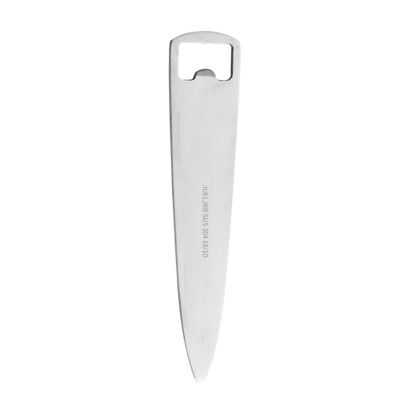 304 Stainless Steel Bottle Opener Beer Cap Opener Thickened Material Sanding Texture Beer Screwdriver темно серый
