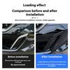 For BMW 5 Series I5 G60 ABS Black Car Front Bumper Lip Splitter Spoiler Fog Light Trim Cover  Exterior Auto Accessories