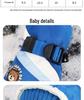 Kids' Cartoon Ski Gloves: Non-Slip, Fleece-Lined, Waterproof, Windproof, Coldproof for Winter Cycling and Snow Play.