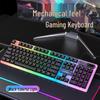 OLOEY 919 Wired Silent Mechanical-Feel Keyboard and Mouse Set