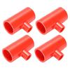 20PCS Chicken Waterer PVC Tee Fittings Automatic Poultry Water Drinker Fittings for Threaded Nipples Waterer Cups