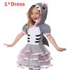Pyjama Requin Dessin Animé 1er Juin Déguisement Requin Pyjama Flanelle Robe Garderie Tenue de Danse Spectacle Halloween Carnaval Ensemble