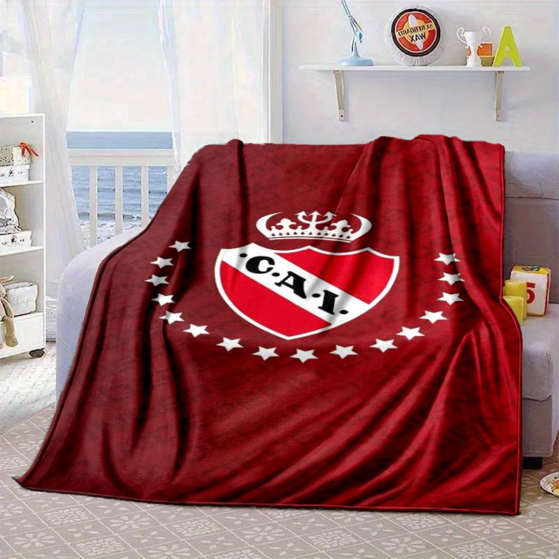 Club Atletico Independiente Portable Blanket/Soft Blanket Bedding Blanket Suitable for Travel Camping Living Rooms Offices Sofas Fan Gifts