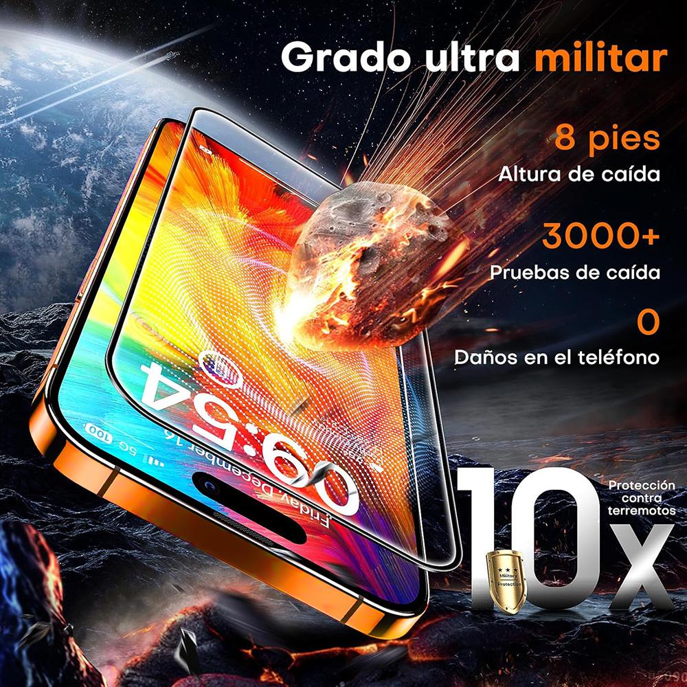 4 pçs 8k hd vidro temperado para iphone 17 pro max ar 14 15 plus 13 12 mini 11 16 pro max 16e xs capa completa protetor de tela vidro
